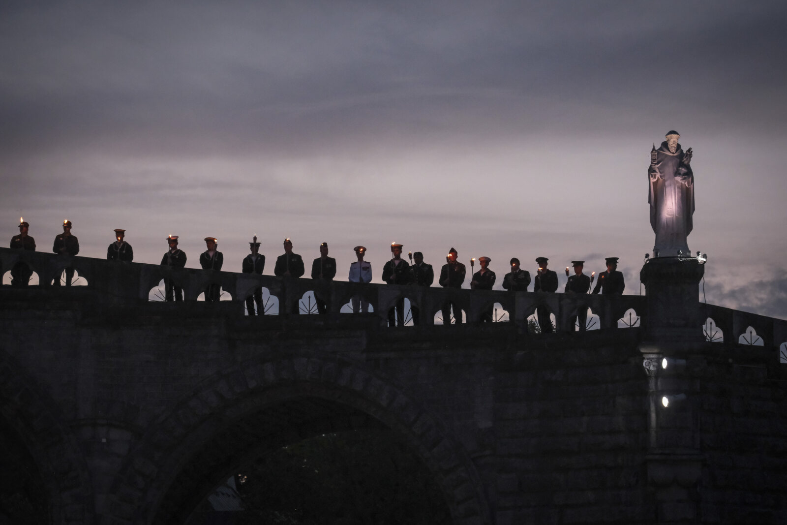 France, Lourdes, 2024-05-26. The 64th Lourdes military pilgrimage attracted over 15,000 pilgrims from 37 different count