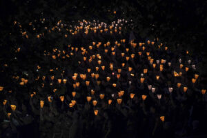 France, Lourdes, 2024-05-26. The 64th Lourdes military pilgrimage attracted over 15,000 pilgrims from 37 different count