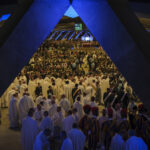 France, Lourdes, 2024-05-26. The 64th Lourdes military pilgrimage attracted over 15,000 pilgrims from 37 different count