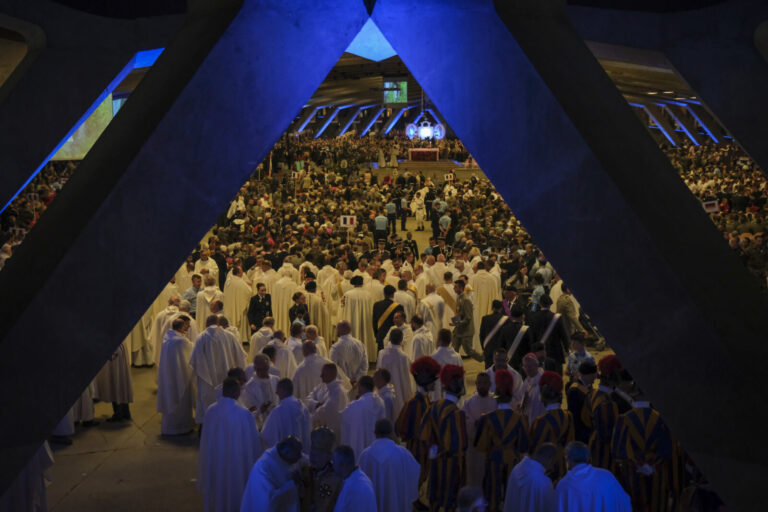 France, Lourdes, 2024-05-26. The 64th Lourdes military pilgrimage attracted over 15,000 pilgrims from 37 different count