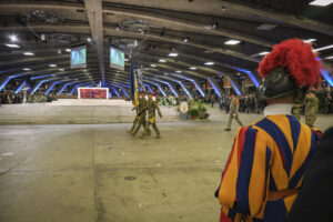 France, Lourdes, 2024-05-26. The 64th Lourdes military pilgrimage attracted over 15,000 pilgrims from 37 different count