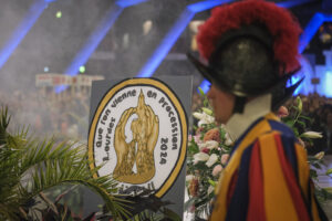 France, Lourdes, 2024-05-26. The 64th Lourdes military pilgrimage attracted over 15,000 pilgrims from 37 different count