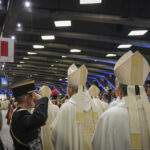 France, Lourdes, 2024-05-26. The 64th Lourdes military pilgrimage attracted over 15,000 pilgrims from 37 different count
