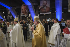 France, Lourdes, 2024-05-26. The 64th Lourdes military pilgrimage attracted over 15,000 pilgrims from 37 different count
