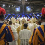 France, Lourdes, 2024-05-26. The 64th Lourdes military pilgrimage attracted over 15,000 pilgrims from 37 different count