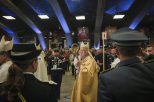 France, Lourdes, 2024-05-26. The 64th Lourdes military pilgrimage attracted over 15,000 pilgrims from 37 different count