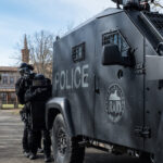 France, Toulouse, 2019-03-18. RAID (elite police unit, special forces) trains at its headquarters in Toulouse. They trai