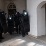 France, Toulouse, 2019-03-18. RAID (elite police unit, special forces) trains at its headquarters in Toulouse. They trai