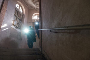 France, Toulouse, 2019-03-18. RAID (elite police unit, special forces) trains at its headquarters in Toulouse. They trai