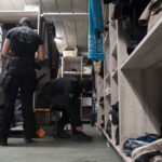 France, Toulouse, 2019-03-18. RAID (elite police unit, special forces) trains at its headquarters in Toulouse. They trai