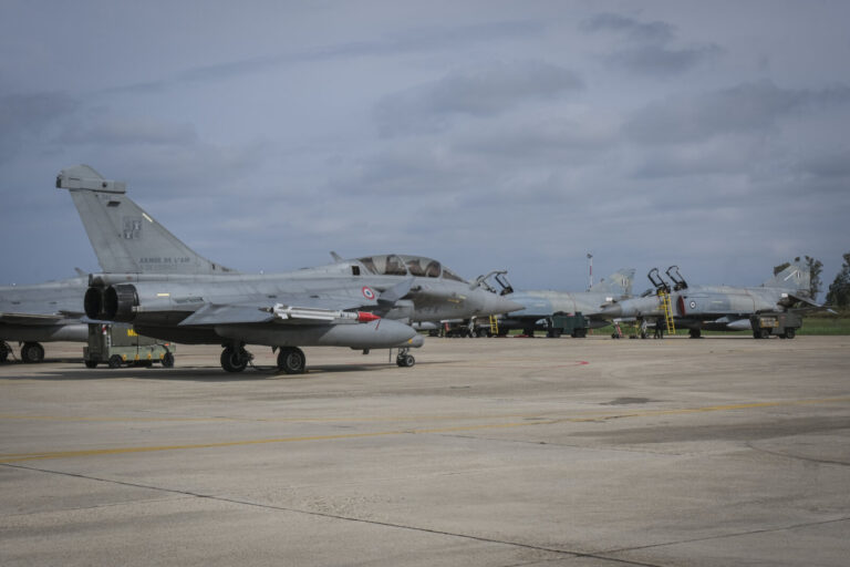 Greece, Andravida, 2024-10-11. NATO has launched a major new military exercise, Ramstein Flag 24, which takes place from