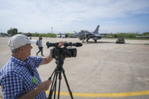 Greece, Andravida, 2024-10-11. NATO has launched a major new military exercise, Ramstein Flag 24, which takes place from