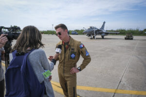 Greece, Andravida, 2024-10-11. NATO has launched a major new military exercise, Ramstein Flag 24, which takes place from