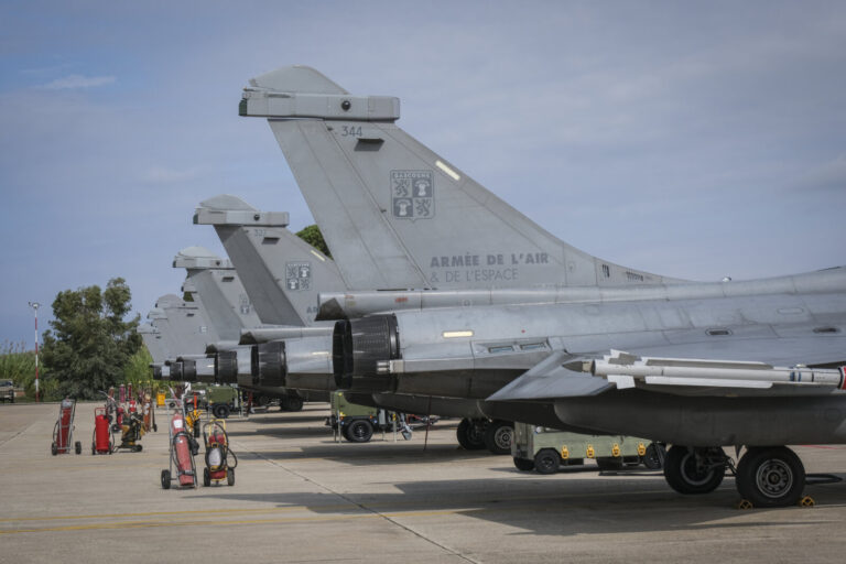 Greece, Andravida, 2024-10-11. NATO has launched a major new military exercise, Ramstein Flag 24, which takes place from