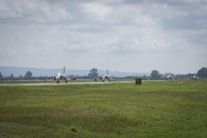 Greece, Andravida, 2024-10-11. NATO has launched a major new military exercise, Ramstein Flag 24, which takes place from