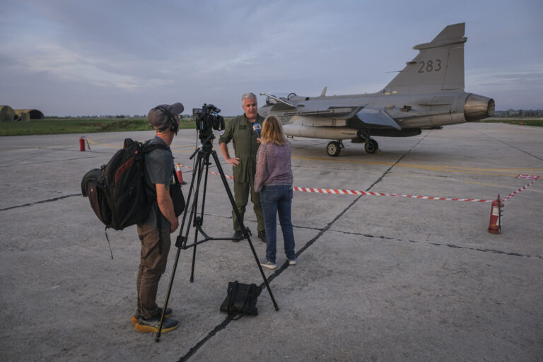 Greece, Andravida, 2024-10-11. NATO has launched a major new military exercise, Ramstein Flag 24, which takes place from