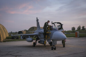 Greece, Andravida, 2024-10-11. NATO has launched a major new military exercise, Ramstein Flag 24, which takes place from