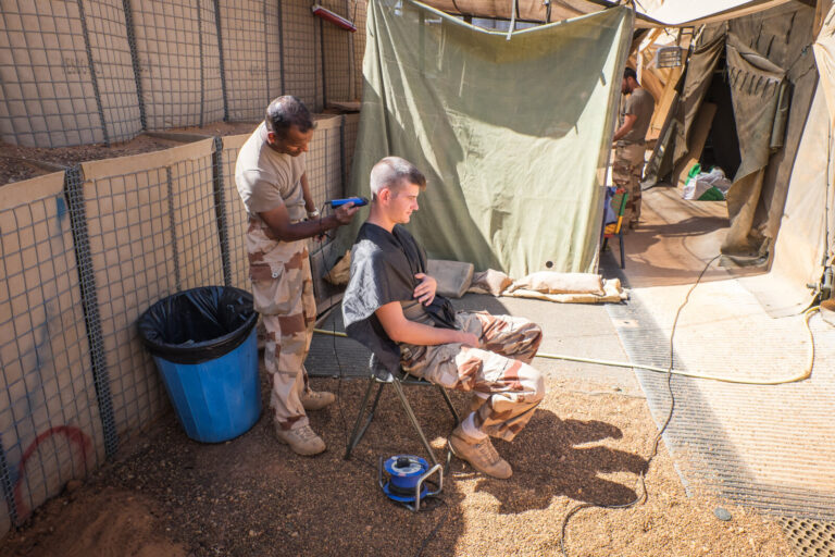 Mali, Ansongo, 2015-12-19. Daily life of french soldiers of barkhane military operation in Mali (Africa) launch in 2013 