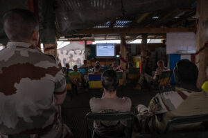 Mali, Ansongo, 2015-12-19. Daily life of french soldiers of barkhane military operation in Mali (Africa) launch in 2013 