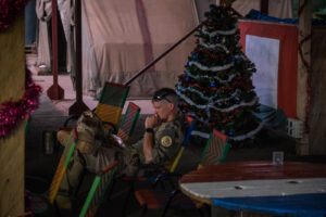 Mali, Ansongo, 2015-12-19. Daily life of french soldiers of barkhane military operation in Mali (Africa) launch in 2013 