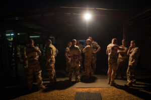 Mali, Ansongo, 2015-12-19. Daily life of french soldiers of barkhane military operation in Mali (Africa) launch in 2013