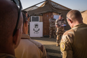 Mali, Ansongo, 2015-12-19. Daily life of french soldiers of barkhane military operation in Mali (Africa) launch in 2013