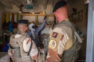 Mali, Ansongo, 2015-12-19. Daily life of french soldiers of barkhane military operation in Mali (Africa) launch in 2013 