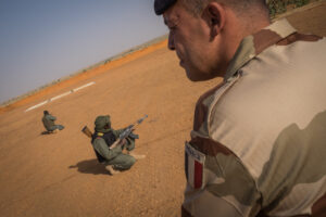 Mali, Ansongo, 2015-12-19. Daily life of french soldiers of barkhane military operation in Mali (Africa) launch in 2013 