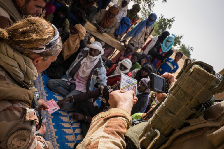 Mali, Ansongo, 2015-12-19. Daily life of french soldiers of barkhane military operation in Mali (Africa) launch in 2013 