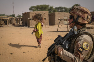 Mali, Ansongo, 2015-12-19. Daily life of french soldiers of barkhane military operation in Mali (Africa) launch in 2013 