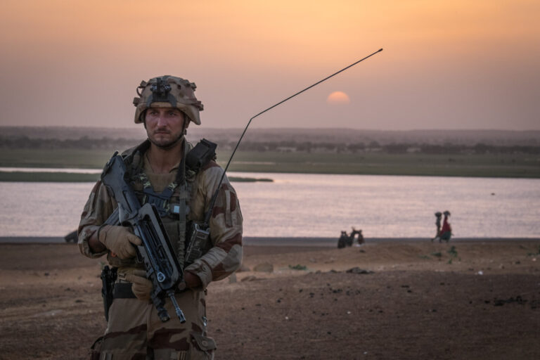 Mali, Ansongo, 2015-12-19. Daily life of french soldiers of barkhane military operation in Mali (Africa) launch in 2013 