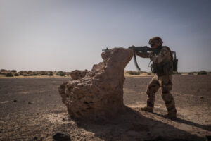 Mali, Ansongo, 2015-12-19. Daily life of french soldiers of barkhane military operation in Mali (Africa) launch in 2013 
