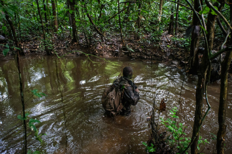 France, Maripasoula, 2018-12-20. In French Guyana, illegal gold mining has been thriving for decades. Fuelled by clandes