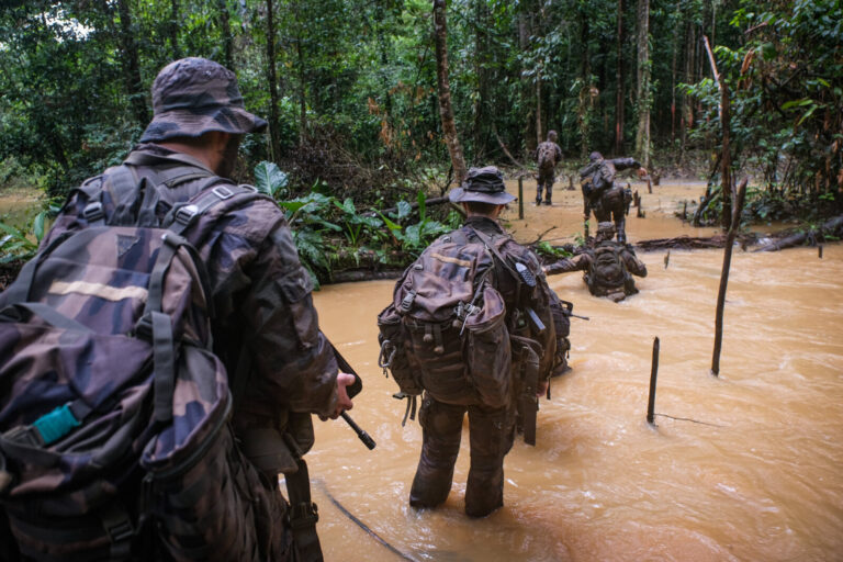 France, Maripasoula, 2018-12-20. In French Guyana, illegal gold mining has been thriving for decades. Fuelled by clandes