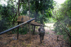 France, Maripasoula, 2018-12-20. In French Guyana, illegal gold mining has been thriving for decades. Fuelled by clandes