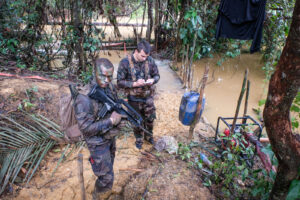 France, Maripasoula, 2018-12-20. In French Guyana, illegal gold mining has been thriving for decades. Fuelled by clandes