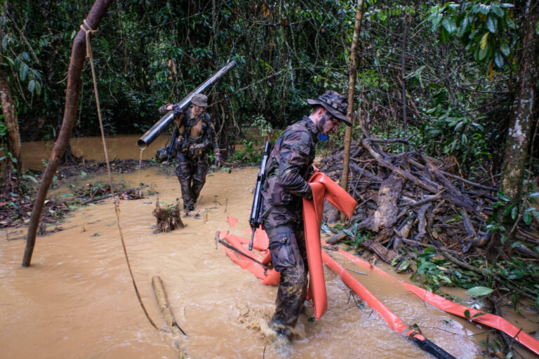 France, Maripasoula, 2018-12-20. In French Guyana, illegal gold mining has been thriving for decades. Fuelled by clandes