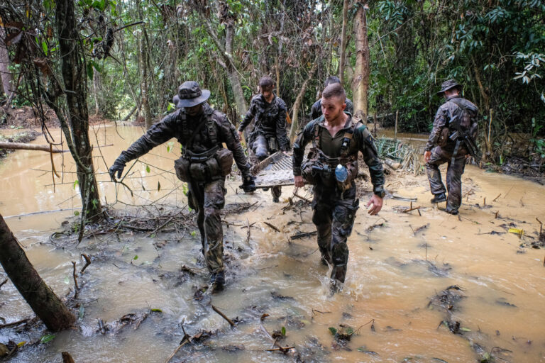 France, Maripasoula, 2018-12-20. In French Guyana, illegal gold mining has been thriving for decades. Fuelled by clandes