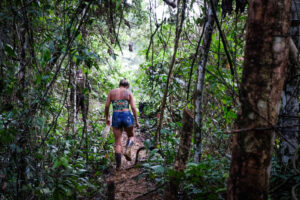 France, Maripasoula, 2018-12-20. In French Guyana, illegal gold mining has been thriving for decades. Fuelled by clandes