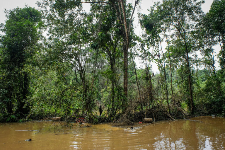 France, Maripasoula, 2018-12-20. In French Guyana, illegal gold mining has been thriving for decades. Fuelled by clandes