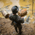 France, Maripasoula, 2018-12-20. In French Guyana, illegal gold mining has been thriving for decades. Fuelled by clandes