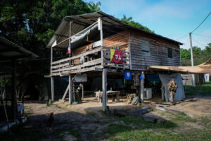 France, Maripasoula, 2018-12-20. In French Guyana, illegal gold mining has been thriving for decades. Fuelled by clandes