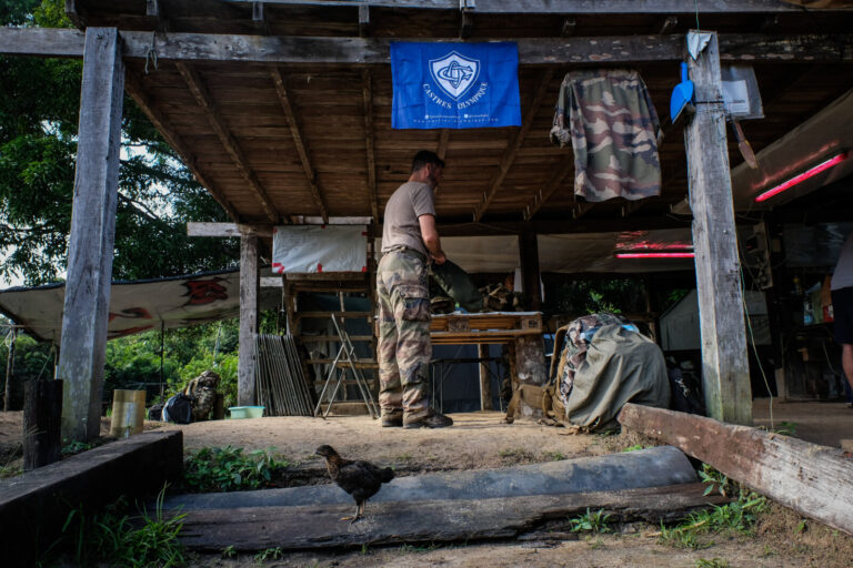 France, Maripasoula, 2018-12-20. In French Guyana, illegal gold mining has been thriving for decades. Fuelled by clandes
