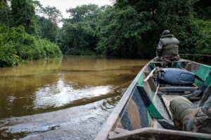 France, Maripasoula, 2018-12-20. In French Guyana, illegal gold mining has been thriving for decades. Fuelled by clandes