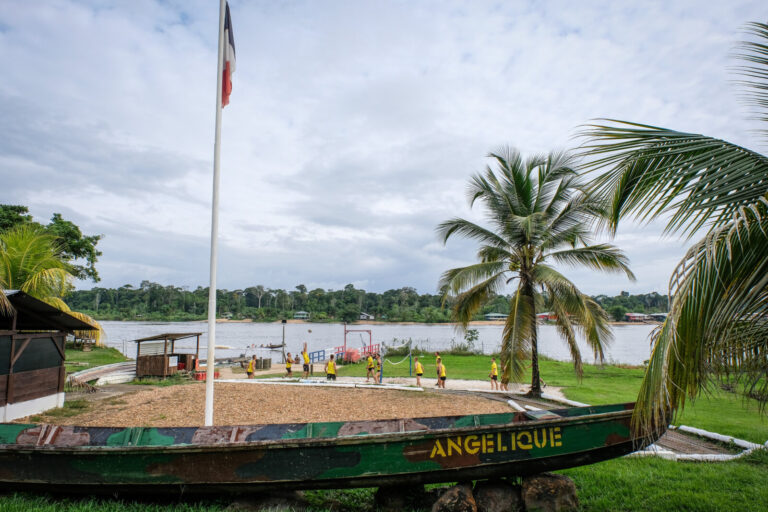 France, Maripasoula, 2018-12-20. French soldiers based in french Guyana againt illegal gold mining, a criminal enterpris