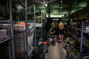 France, Maripasoula, 2018-12-20. French soldiers based in french Guyana againt illegal gold mining, a criminal enterpris