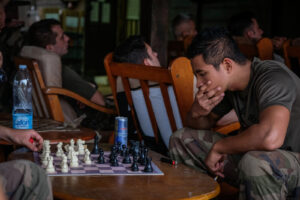 France, Maripasoula, 2018-12-20. French soldiers based in french Guyana againt illegal gold mining, a criminal enterpris