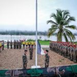 France, Maripasoula, 2018-12-20. French soldiers based in french Guyana againt illegal gold mining, a criminal enterpris