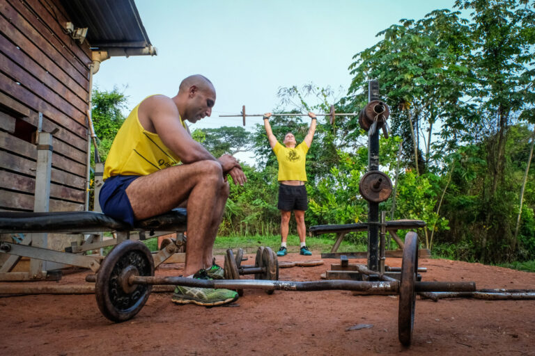France, Maripasoula, 2018-12-20. French soldiers based in french Guyana againt illegal gold mining, a criminal enterpris