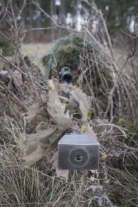 France, Castres, 2018-01-25. Elite sniper shooters from the 8th Marine Infantry Parachute Regiment are training in camou
